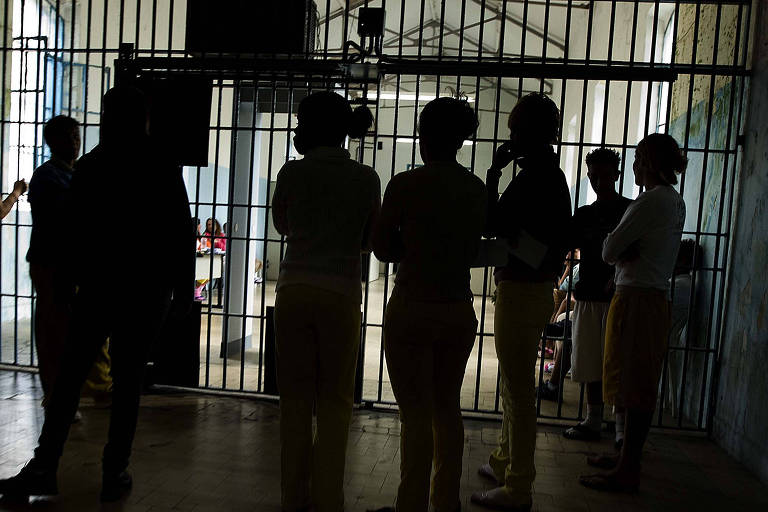 Penitenciária feminina do estado de São Paulo em visita da Folha, em 2010