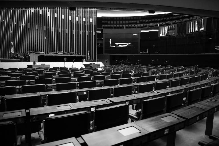 Plenário da Câmara dos Deputados, em Brasília