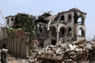 YEMEN-SANAA-DESTROYED HOUSES