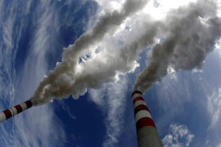 FILE PHOTO: EU carbon market emissions