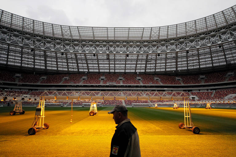 Cerimônia de abertura da Copa do Mundo da Rússia - 14/06/2018 - Futebol -  Fotografia - Folha de S.Paulo