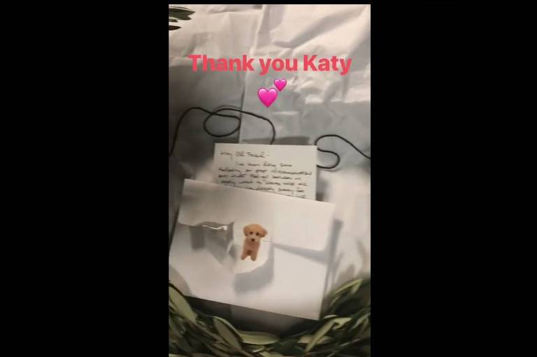 Carta de Katy Perry à Taylor Swift