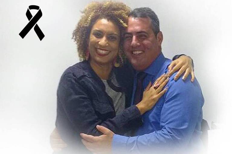 Vereador Marcello Siciliano (PHS) postou foto nas redes sociais abraçado com Marielle um dia depois do assassinato da vereadora