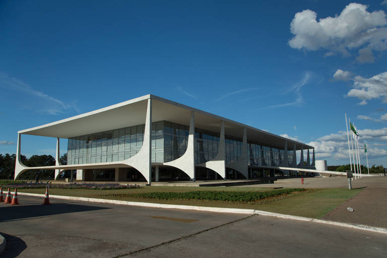 Vista geral do Palácio do Planalto