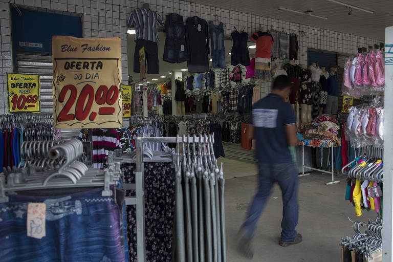 Local onde funcionava a loja Big Variedades