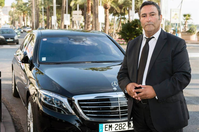 O motorista Mickael Chemloul, que trabalhou para Harvey Weinstein em Cannes