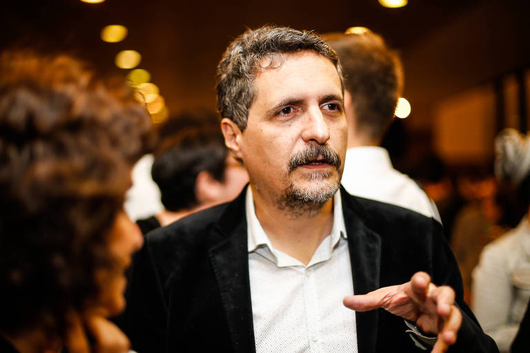 Kleber Mendonça Filho, diretor de 'O Som ao Redor',  durante premiação na zona oeste paulistana, em março de 2017