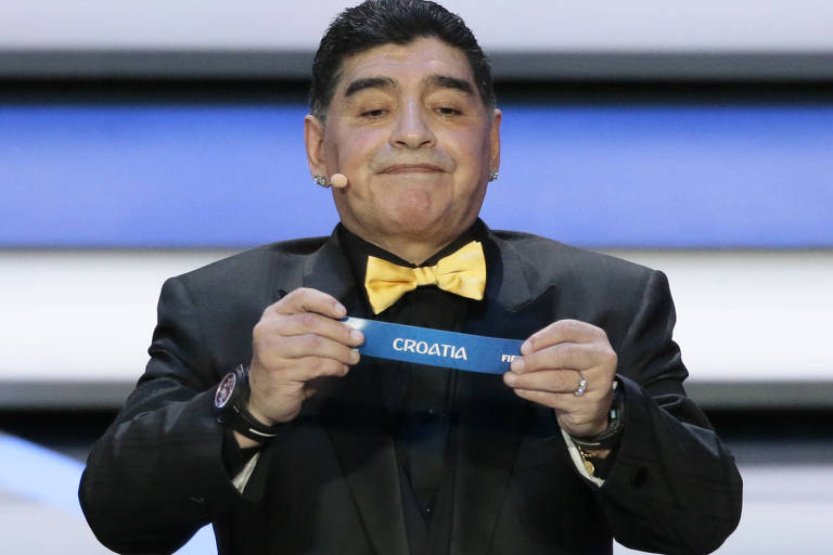 O ex-jogador argentino Diego Maradona