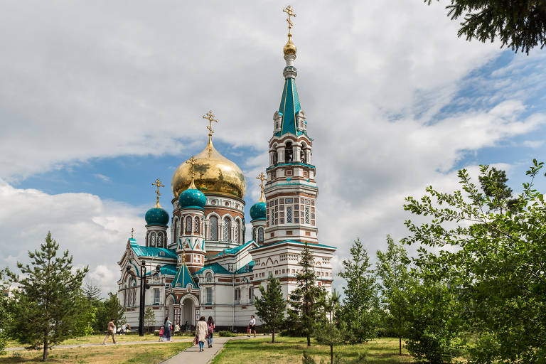 Igrejas douradas na Rússia