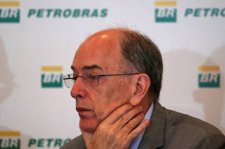 Pedro Parente, President of Brazil's state-run oil company Petroleo Brasileiro SA (Petrobras), attends a news conference in Rio de Janeiro