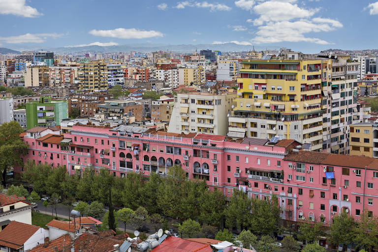 Apartamentos no centro de Tirana, na Albânia