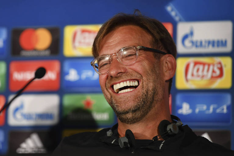 O risonho Jurgen Klopp é um dos grandes responsáveis pela chegada do Liverpool à final da Liga dos Campeões