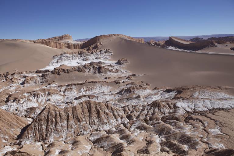 Deserto de Atacama no Chile