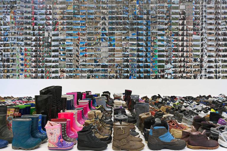 Instalação de Ai Weiwei é formada por 2.046 peças de vestuário abandonadas por refugiados