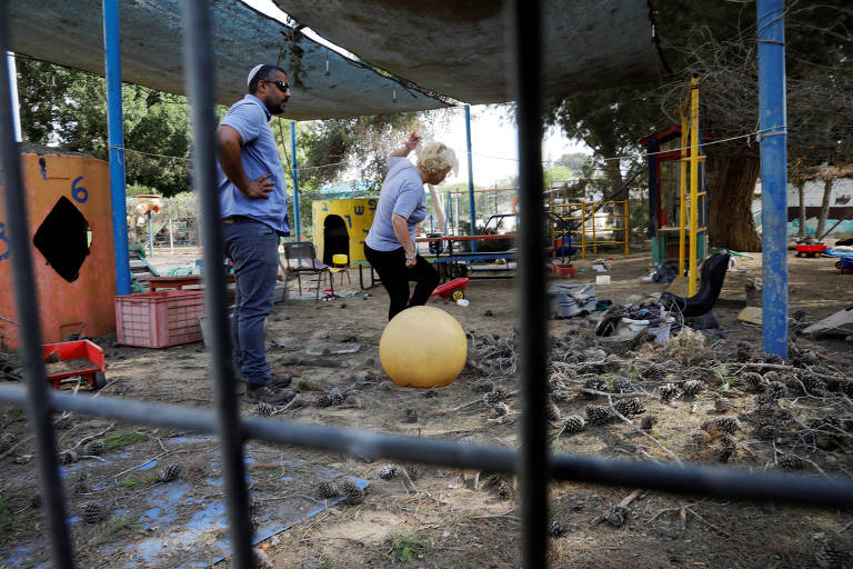 Escola infantil israelense atingida por morteiro vindo de Gaza
