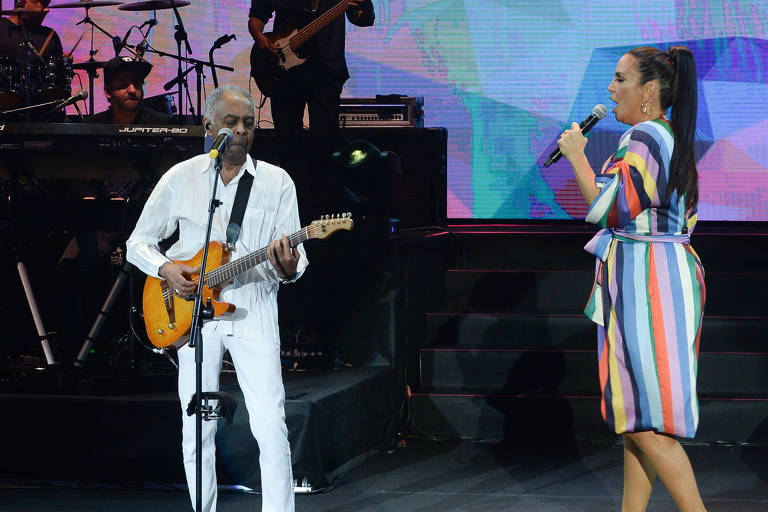 Ivete Sangalo e Gilberto Gil