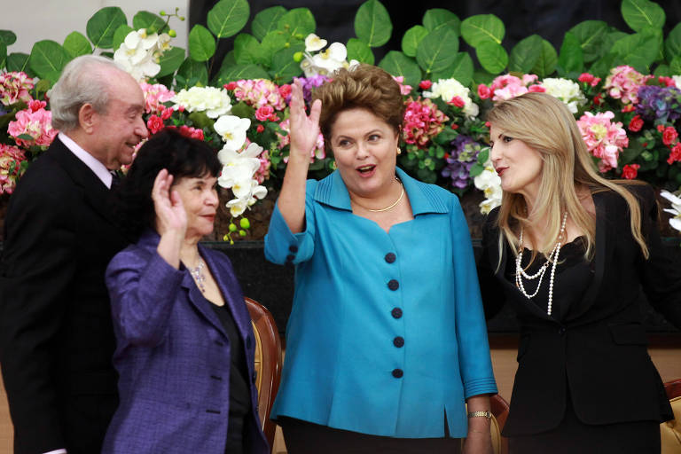 A então presidente e candidata à reeleição Dilma Rousseff (PT) na Assembléia de Deus - Ministério Madureira, durante a campanha de 2014 