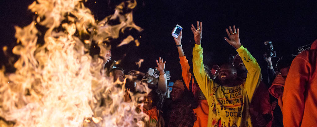 Show de lançamento do novo disco de Kanye West