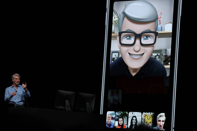 O Facetime ganha chamadas em grupo. Usuários poderão criar emojis personalizados para conversar.