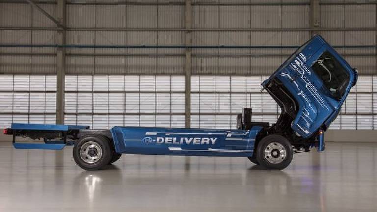 Caminho eltrico do modelo e-Delivery deve ser produzido em srie a partir de 2020, em Resende (RJ)