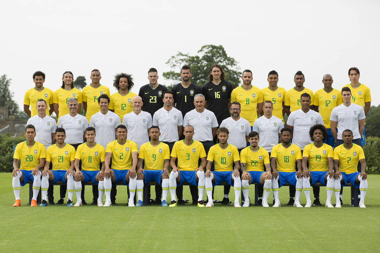 Foto oficial da seleção brasileira