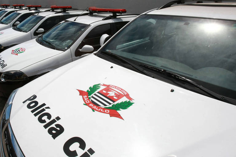 Viaturas da policia civil em Sertãozinho