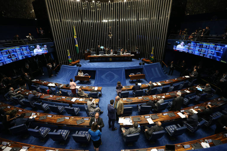 Plenário do Senado durante a votação da PEC do teto dos gastos públicos