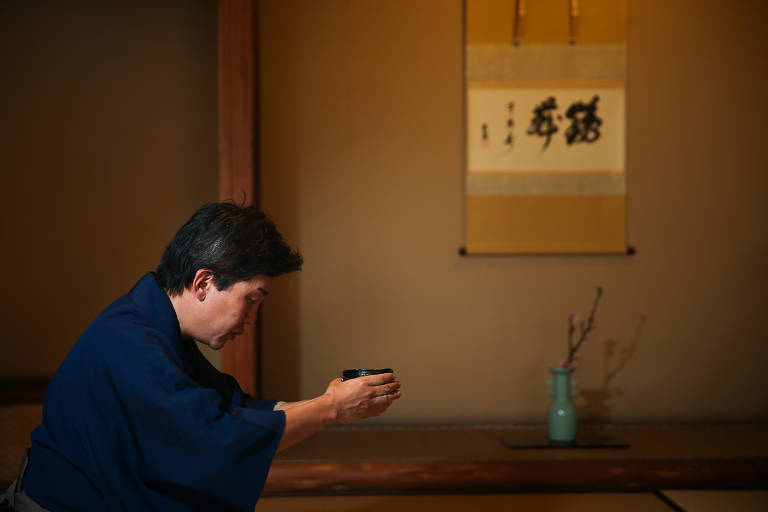 A cerimônia japonesa do chá