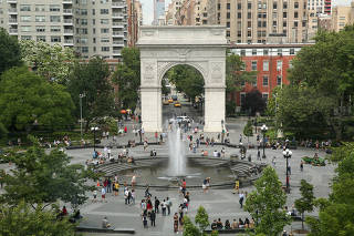 View of Washington Square Park in New York