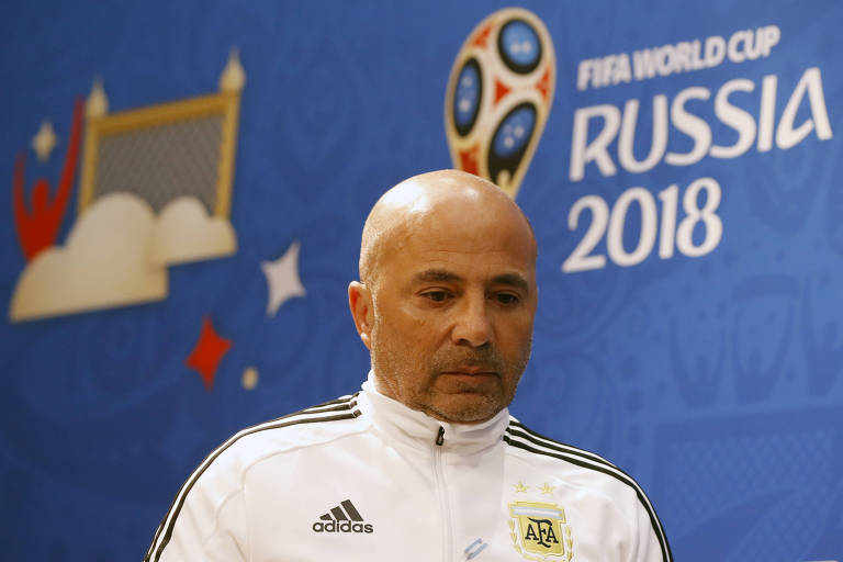 O técnico argentino Jorge Sampaoli