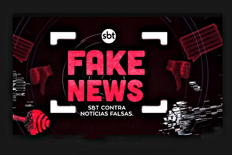 Campanha digital do SBT combate 'fake news'