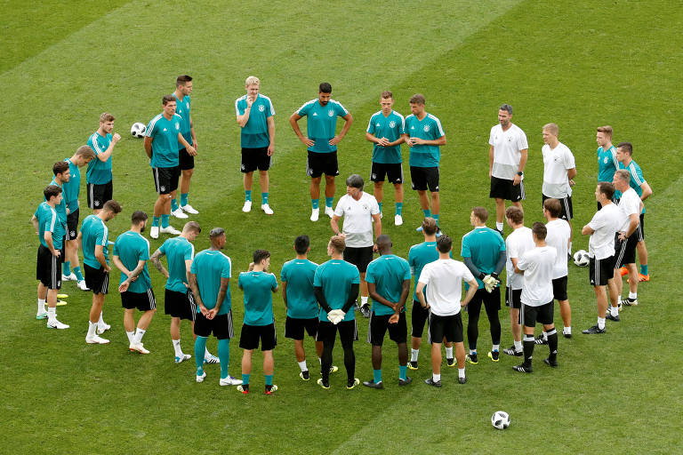 A Alemanha treina no Estádio Fisht, em Sochi