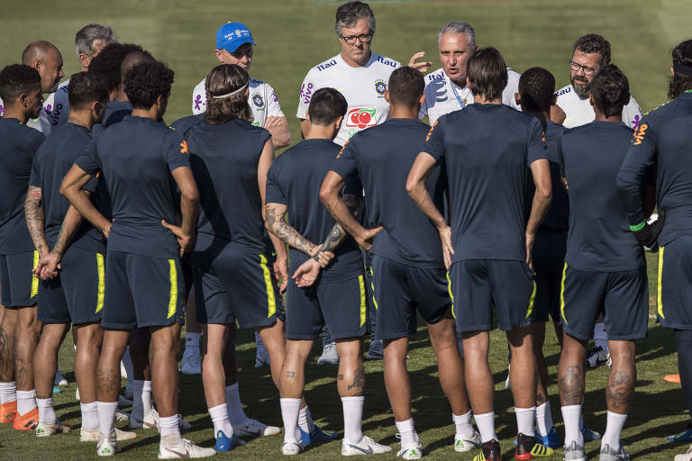 Treino da seleção brasileira em Sochi