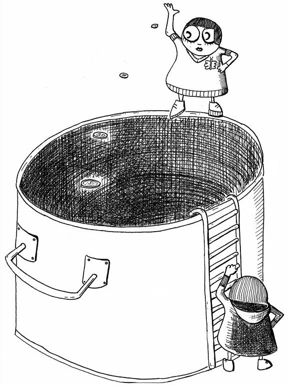 Ilustrações do livro "Comunismo para Crianças", da alemã Bini Adamczak