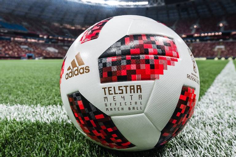 adidas Copa do Mundo Oficial 2018 Telstar, Bola Oficial, Branco, Tamanho 5