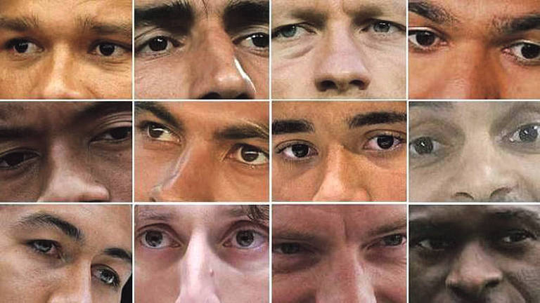 No espanhol Marca, os olhares tristes dos jogadores na Copa . Credito Reproducao