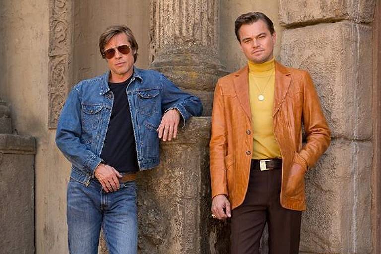 Leonardo DiCaprio divulga primeiro pôster de filme com Brad Pitt sob direção de Tarantino