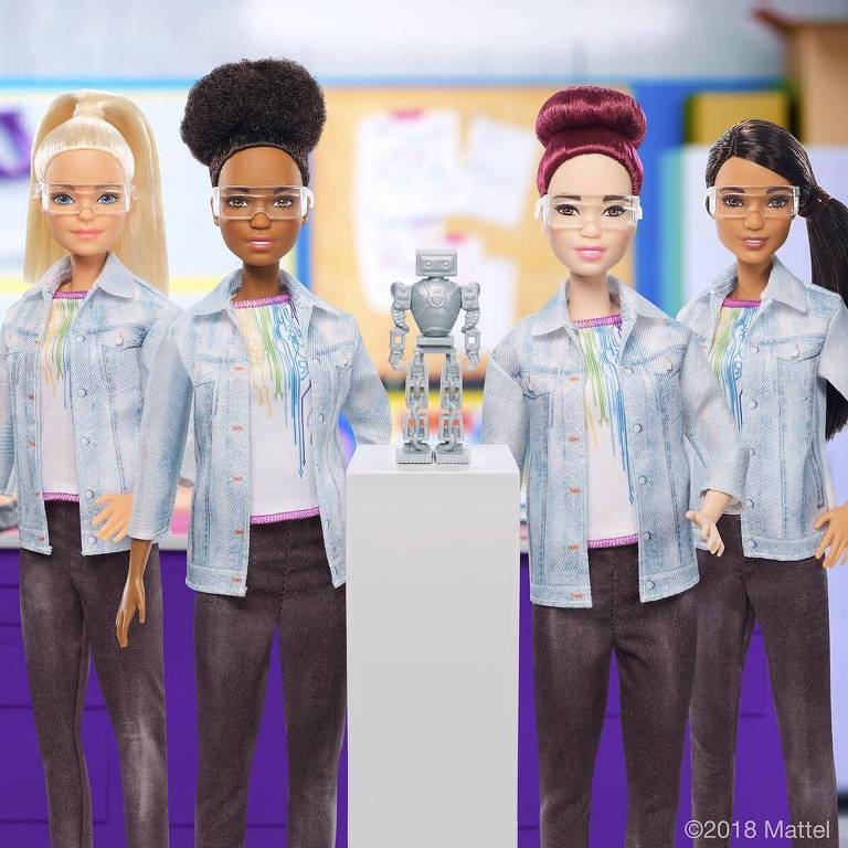 Barbie engenheira robótica 