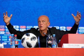 Soccer Football - World Cup - Referees News Conference