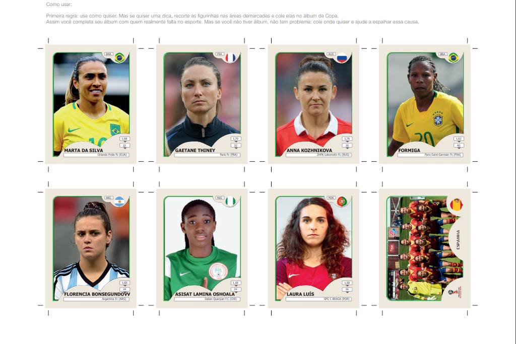 Estadão terá no domingo álbum de figurinhas da Copa do Mundo feminina de  futebol - Estadão