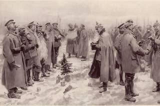 Christmas Truce 1914, as seen by the Illustrated London News.