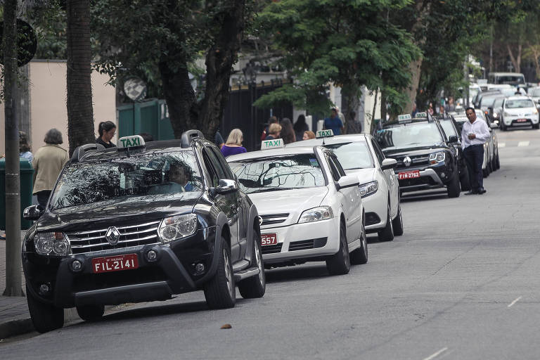 Táxis na capital paulista 