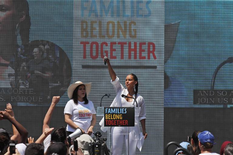 Protestos contra separação de famílias imigrantes nos EUA