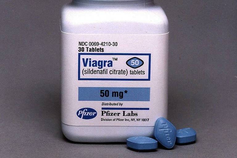 Frasco de Viagra, da Pfizer