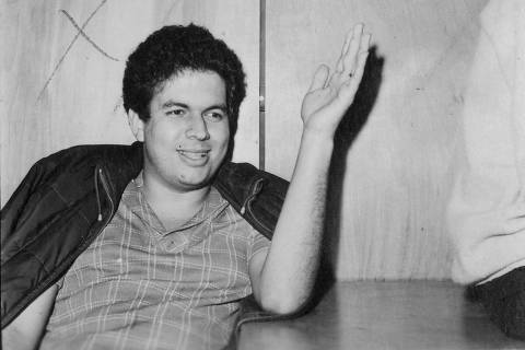 SÃO PAULO, SP, BRASIL, 09-10-1968: O estudante Vladimir Palmeira no Crusp, em São Paulo (SP). (Foto: Cícero/Acervo UH/Folhapress)