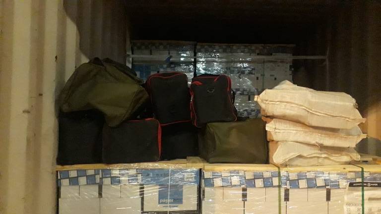 Bolsas esportivas abrigavam cocaína que iria para a Europa em contêineres de papel e proteína de soja