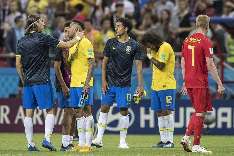 Brasil foi eliminado para uma seleção europeia nas últimas quatro