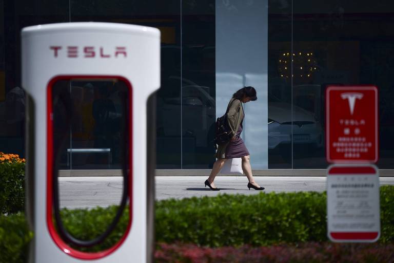 Loja da Tesla em Pequim