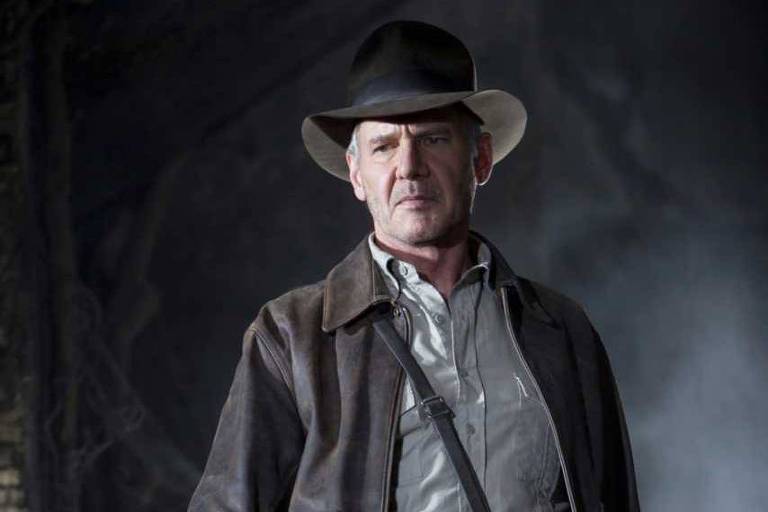 Harrison Ford em cena de "Indiana Jones e o Reino da Caveira de Cristal", de 2008