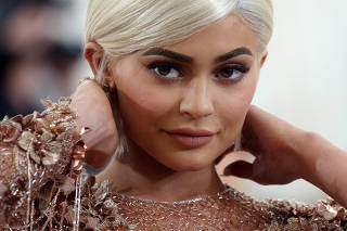 FILE PHOTO: Kylie Jenner arrives at the  Metropolitan Museum of Art Costume Institute Gala - Rei Kawakubo/Comme des Garcons: Art of the In-Between in New York City